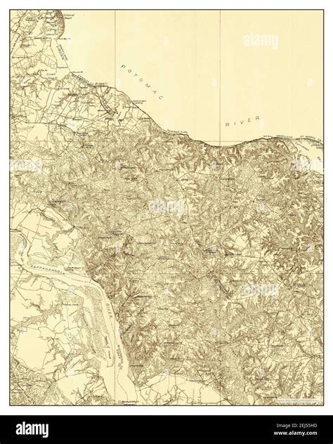 Wakefield Virginia Map 1930 148000 United States Of America By