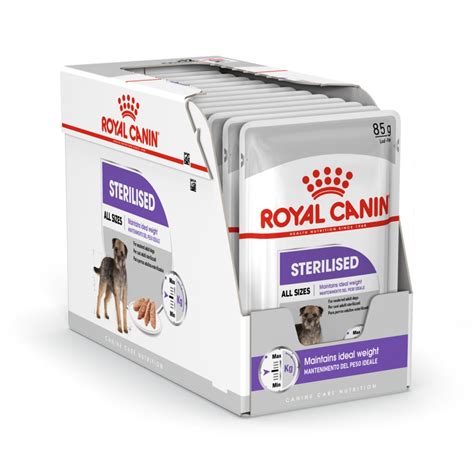 Royal Canin Sterilised ração húmida cão adulto esterilizado Formato ...