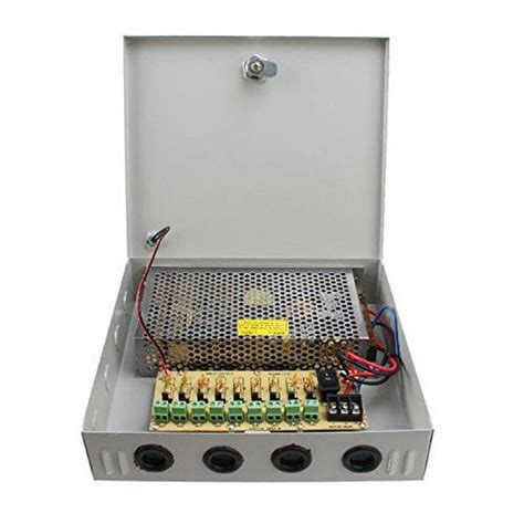 9 Output Channel CCTV PTC Fuse Distributed Power Supply Box For