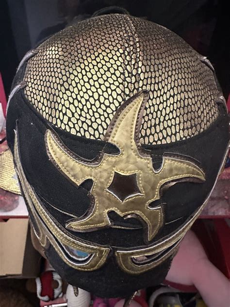 Penta 0M Pentagon Jr Mask Event Worn Signed AEW Lucha Bros EBay