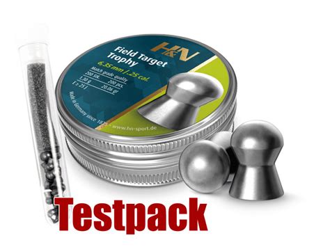 Testpack Rundkopf Diabolos H N Field Target Trophy Kaliber