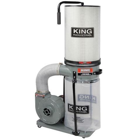 1 HP DUST COLLECTOR WITH CANISTER FILTER KING Canada Power Tools