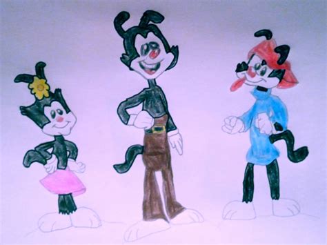 The Warner Siblings Yakko Wakko And Dot By Thepirateking64 On