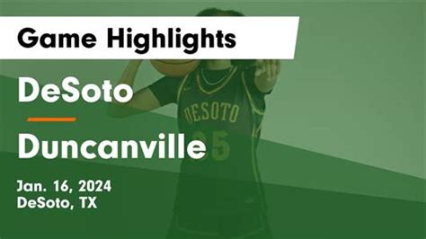 Basketball Game Preview: DeSoto Eagles vs. Duncanville Panthers and ...