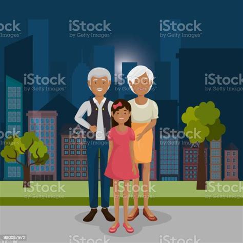 가족 야외 문자 가족에 대한 스톡 벡터 아트 및 기타 이미지 가족 개념 거리 Istock