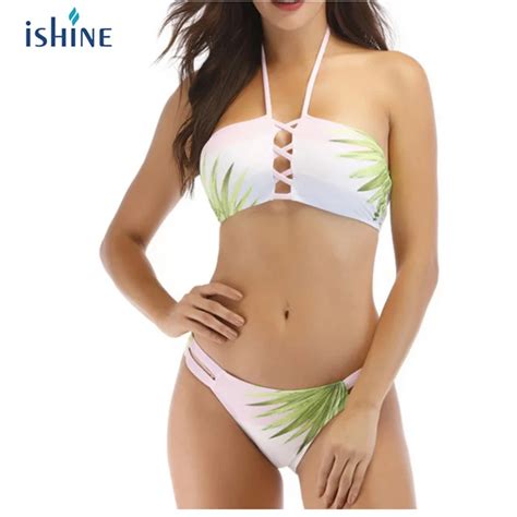 Sexy Two Piece Women Printed Bikini Sets Summer Beach Swimwear