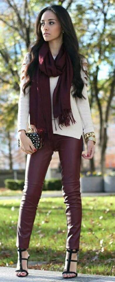 Pantal N Vino Outfits Leggins Outfit Pantalon Vino Pantalones Vino