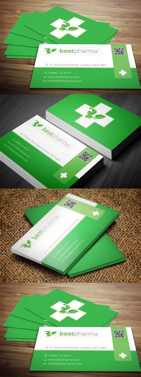 Pharmacy Business Card Free Business Card Design Elegant Business Cards Design Visiting Card