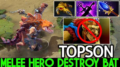 TOPSON Primal Beast Bring Melee Hero Destroy Batrider Mid Dota 2