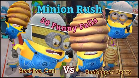 Minion Rush Funny Fails With Minion Beehive Carl Minion Beekeeper