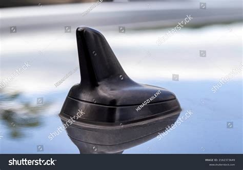 Modern Car Antenna On Car Roof Stock Photo 2162373649 Shutterstock