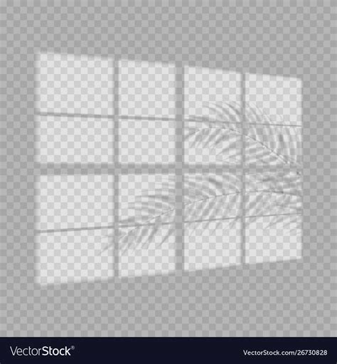 Transparent Shadow Overlay Effect Royalty Free Vector Image