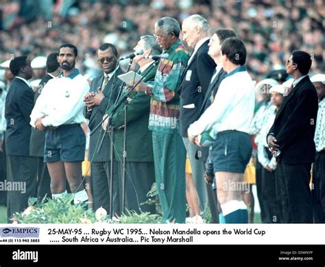 Nelson mandela opens the world cup hi-res stock photography and images ...