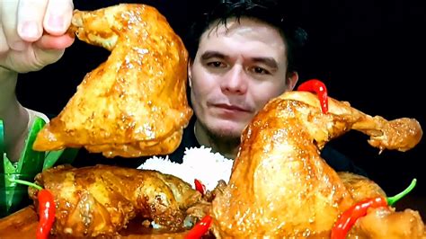 Chicken Adobo Sa Gata Mukbang Asmr Real Mukbang Eating Show Youtube