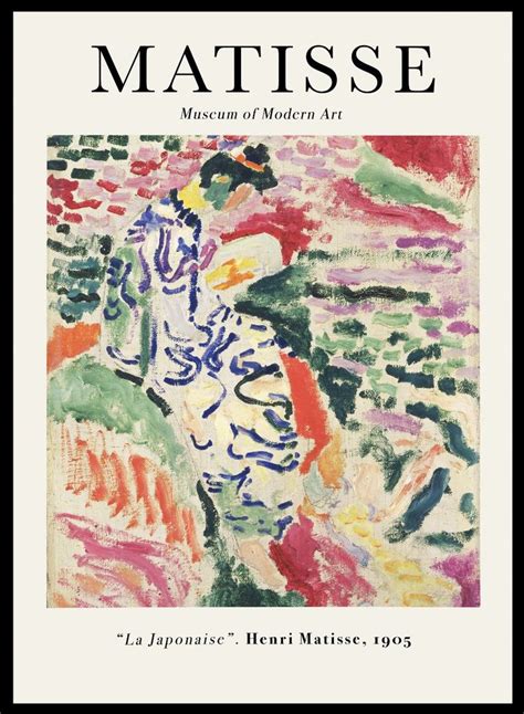 La Japonaise By Henri Matisse Print Matisse Paintings Henri