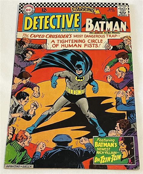 Bid Now Vintage Aug Detective Comics No Batman Dc Cent