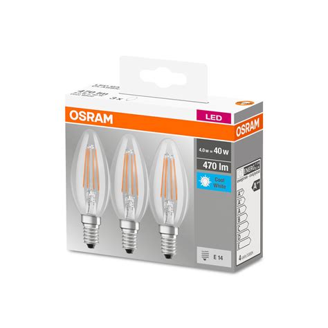 Osram Led Kerze E W Filament K Lm Er Lampenwelt Ch