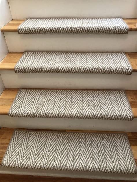 Only Natural Fine Grain Herringbone Pattern Padded Stair Tread Sold