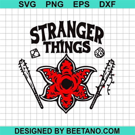 Demogorgon Svg Stranger Things Svg Flower Monster Clipart Australia