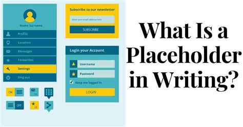 What Is a Placeholder in Writing? - Lipsum Hub