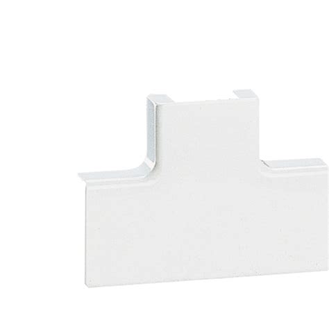 Dérivation en T à plat pour moulure DLPlus 32x12 5mm blanc