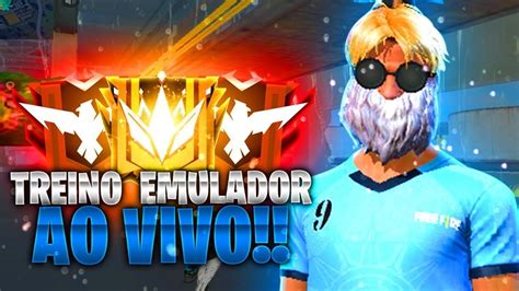 FREE FIRE AO VIVO PRIMEIRA LIVE NO EMULADOR YouTube