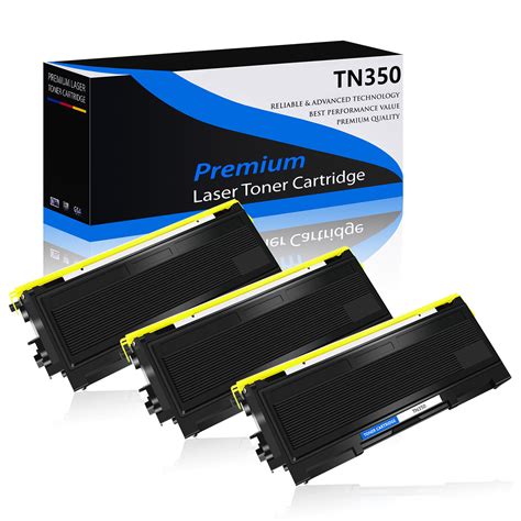 Used 3pk Tn350 Toner Cartridge For Brother Mfc 7220 Mfc 7225n Mfc 7420 Mfc 7820d Ubbthreads