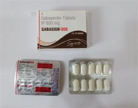 Gabasign 800mg Tablets At Rs 310 Stripe In Nagpur ID 2853450521912