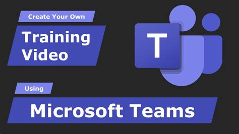 How To Create Training Videos Using Microsoft Teams Youtube