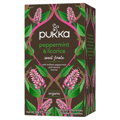 Pukka Tea Peppermint And Licorice Tea Bags 20 Per Pack Zoom