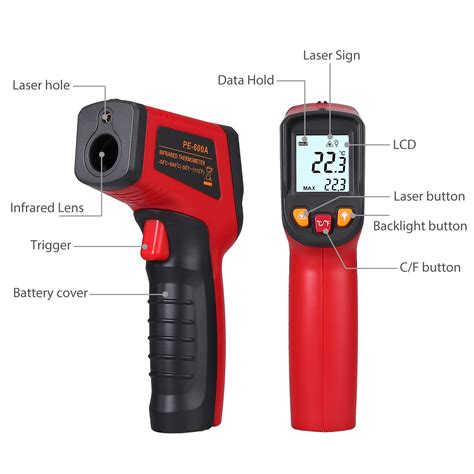 Temperature Gun Non Contact Digital Laser Infrared Ir Thermometer Temp Meter Us Ebay