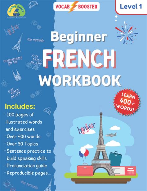 Beginner French Workbook Learn Over 400 Words Level 1 By Imane Diouri Goodreads