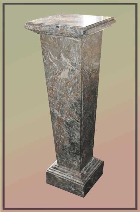 Marble Plinth-Style Pedestal - Wooden Nickel Antiques