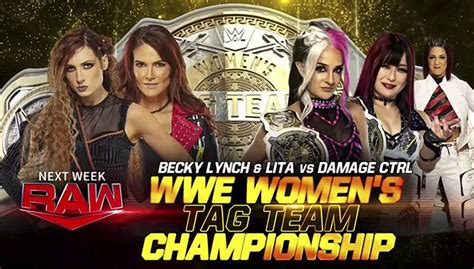 Wwe Women S Tag Team Title Match And More Set For Next Week S Raw 411mania