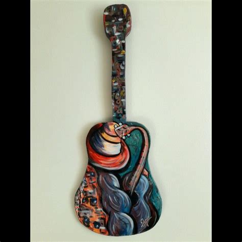 Colorful Guitar Art