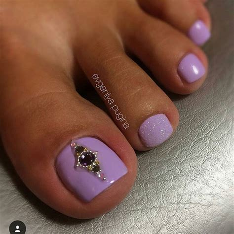 Purple Toe NailArt Purple Toe Nails Toe Nail Art Pedicure Designs