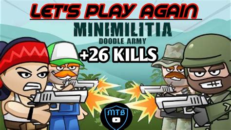 Let S Play Again Mini Militia Double Army Matchs Youtube