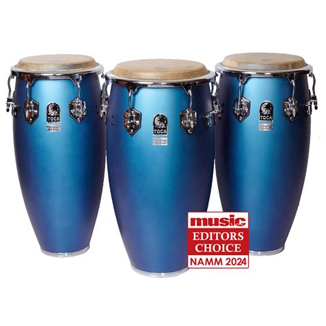 Custom Deluxe Wood Congas - Matte Blue – TOCA Percussion