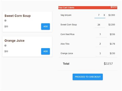 Simple Shopping Cart Plugin With Jquery And Bootstrap Mycart Free