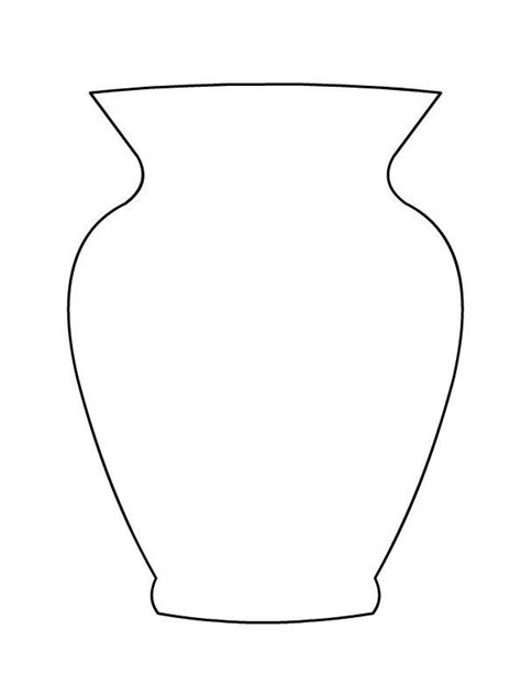 Gabarits Printemps Vases Coloriage Comment Dessiner Une Fleur