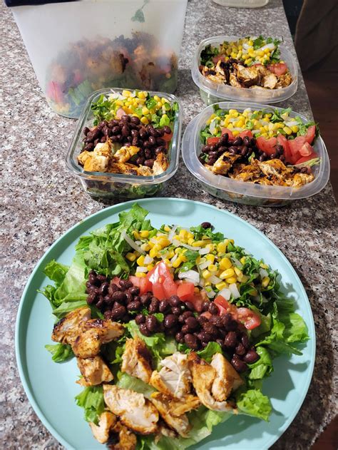 First Meal Prep In A Hot Minute Inspired By Chipotle Burrito Bowl Mealprepsunday