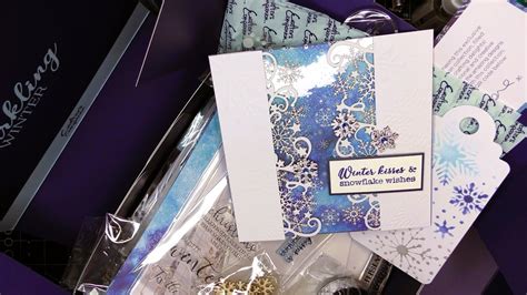 Crafter S Companion Ts A Sparkling Winter Paper Kit Unboxing