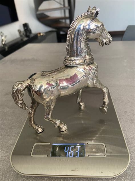 Scultura Vintage Grande Cavallo Miniatura Argento Catawiki