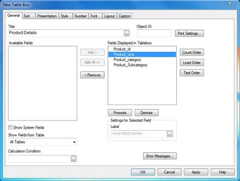 QlikView - Tệp Excel