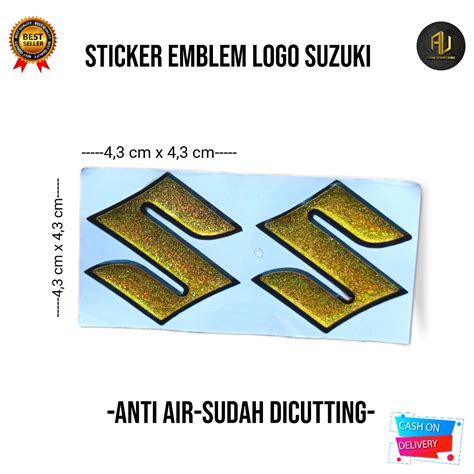 Jual Stiker Sticker Emblem Logo Suzuki Timbul Sticker Motor Sticker