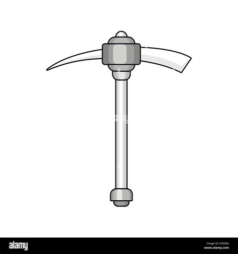 Pickaxe Isolated Extraction Of Minerals Tool Vector Illustration