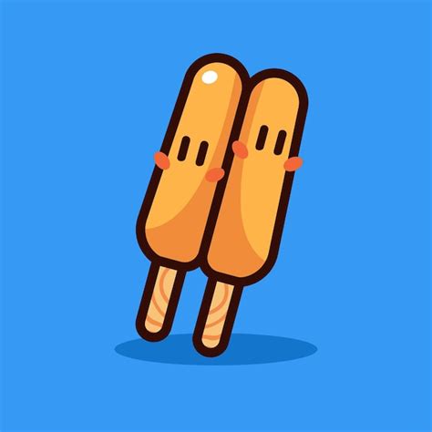 Premium Vector Yellow Ice Cream Vector Illustration