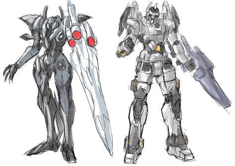 Mecha Design Line up by Frost7 on DeviantArt