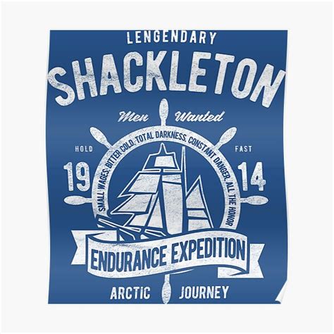 Antarctica Ernest Shackleton Expedition Poster For Sale By