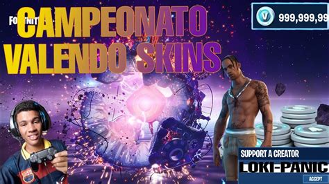 Fortnite Ao Vivo Camp Valendo Skin De V Bucks Sala